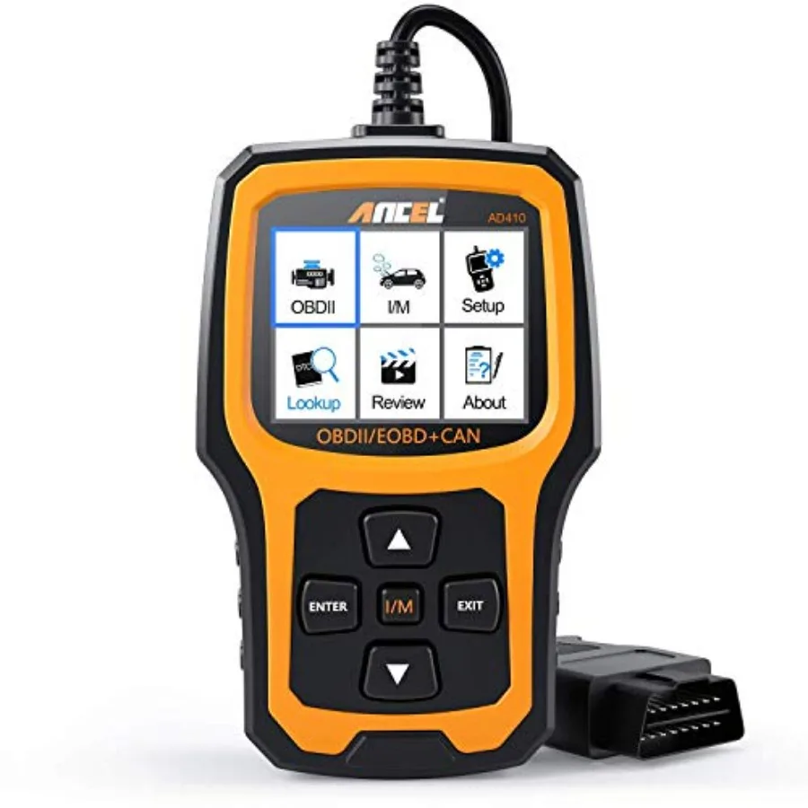 AD410 Code Reader and ANCEL BST200 Car Battery Load Tester for Professional Automotive Diagnostics and Battery Performanc