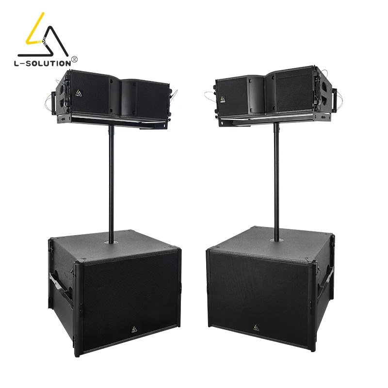 K208 Dual 8 Inch Professional Audio PA Sound System Outdoor Concert Ready K18S-A Subwoofer 2000W Output Power 8ohm Impedance