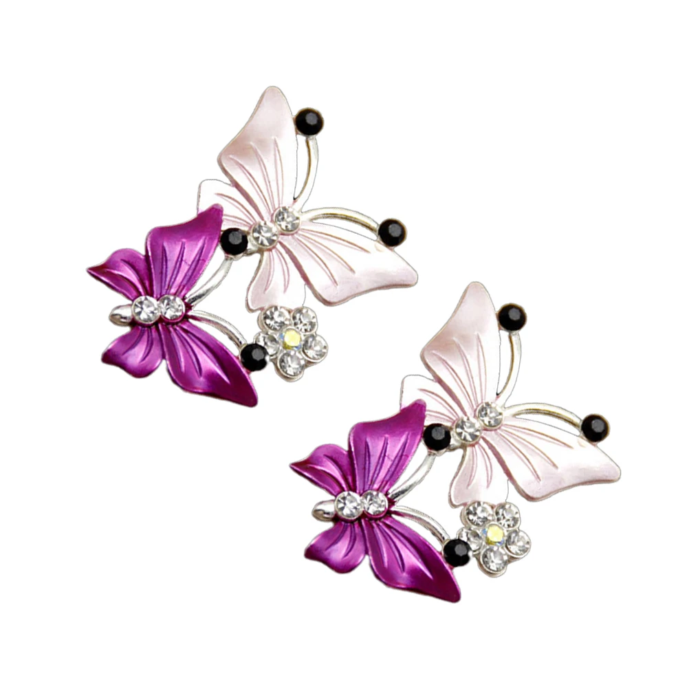 

2Pcs Car Perfume Decorations Aromatherapy Scent Diffuser Vent Air Freshener Holder Fragrance Balm Driving Alert