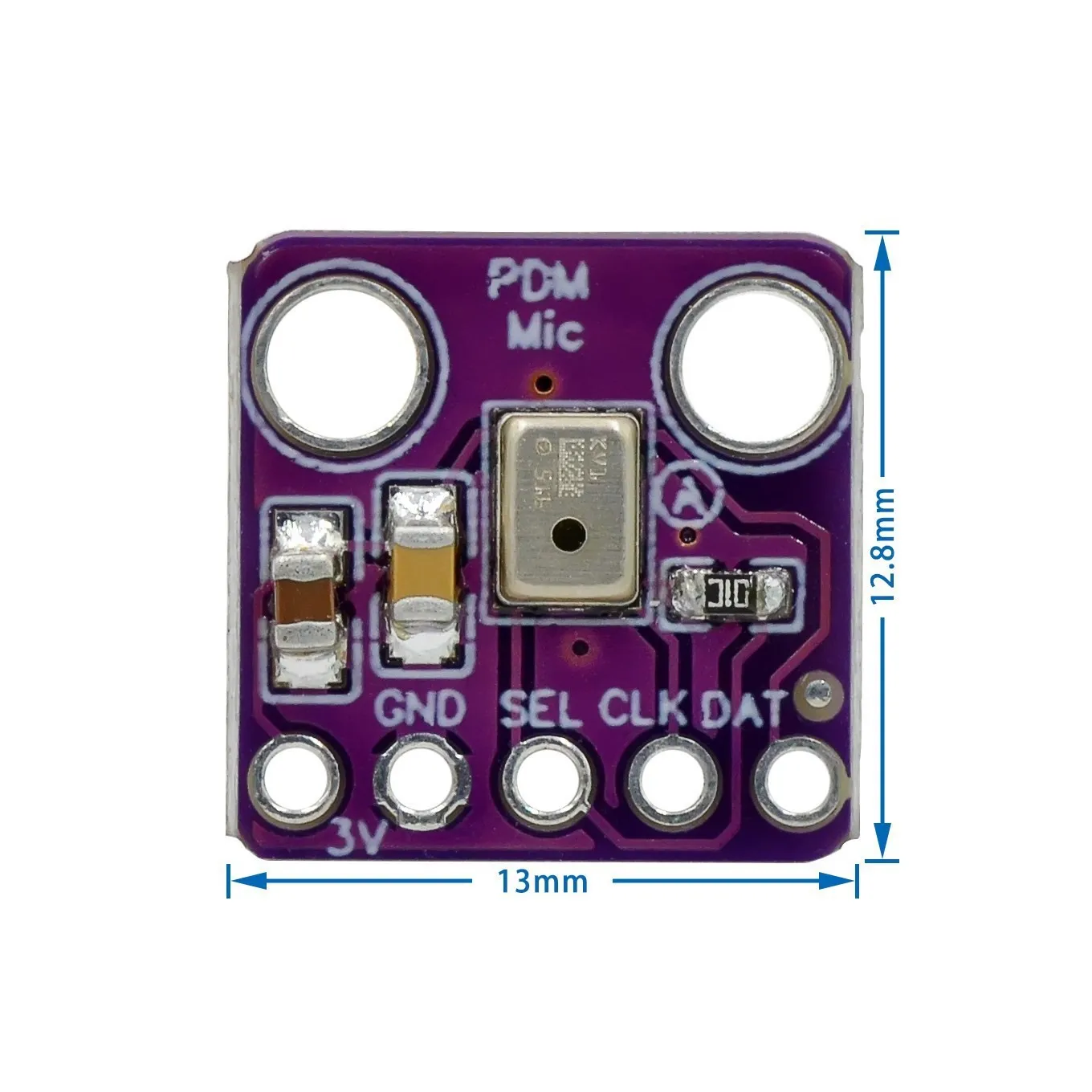 MP34DT01 PDM Digital MEMS Microphone Module Simple Pulse Density Modulation Output Small Omnidirectional Microphone