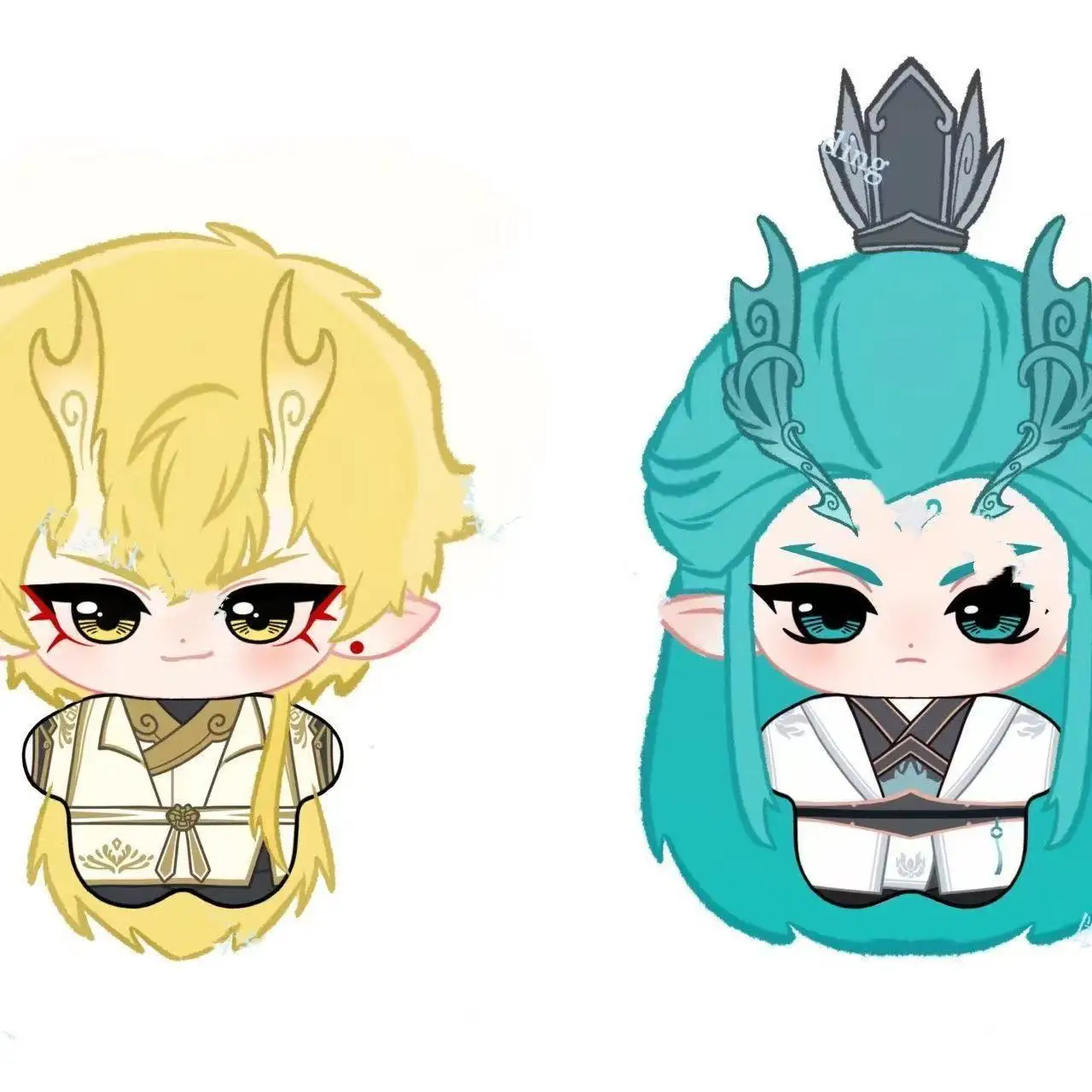 10 سنتيمتر Chn Ne Zha صندوق مكتب الرسوم المتحركة الأولى آو بينغ Aojia محشوة أفخم المفاتيح لعبة القطن دمية حقيبة قلادة أنيمي الكرتون هدية #4