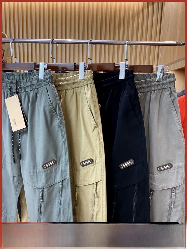 

American Paratrooper Pants! New Autumn Men's Outdoor Sports Casual Full Cotton Straight Tube Versatile Workwear Casual Pants ...