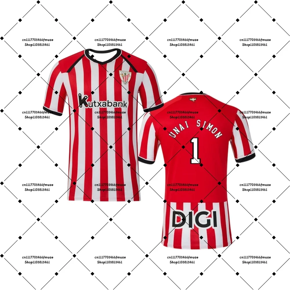 2026-27 Nico Williams 10 Men Outdoor Soccer Sport Top Adult T-shirt Athletic Bilbao Unisex Home Training Dry-fit Football Jersey