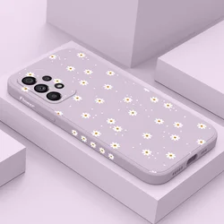Floral Daisies Case For Samsung Galaxy A73 A53 A33 A23 A13 A72 A52 A52S A32 A22 A12 A71 A51 A31 A21S 4G 5G Cover