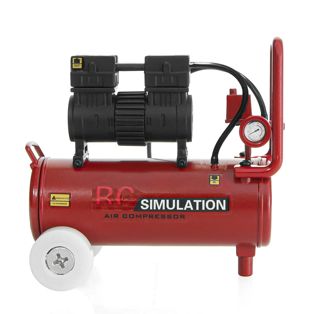 Simulated Air Compressor RC Decoration Parts for 1/10 RC Crawler Compatible with TRX4 SCX10 MK07 5811 MJX CROSS Car