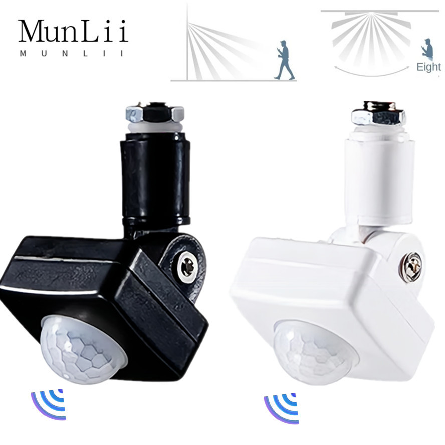  MunLii AC85-265V PIR Motion Sensor Outdoor Indoor Infrared Light Switch With LED Light Sensitive IP54 Time Delay Home Lighting 