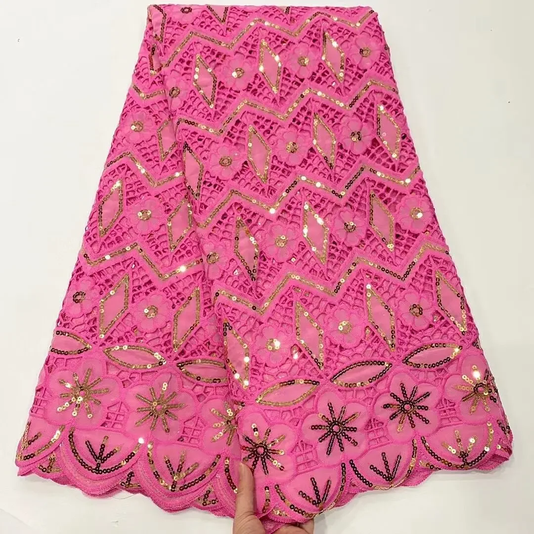

African Lace Fabric 2021 High Quality Lace French Tulle Lace Fabric Nigerian Lace Fabrics For Wedding