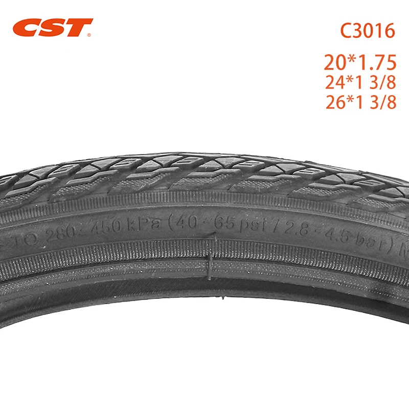 CST 20inch Mountain Bicycle tire 26x1 3/8 20*1.75 MTB Bicycle parts C3016 24 * 1 3/8 26er Pneu Bicicleta Bicycle Tyres