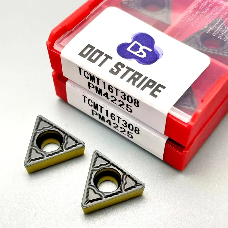 Inserto in metallo duro TCMT16T304 TCMT16T308 PM 4225 Inserto per tornitura esterna TCMT 16T304 16T308 PM4225 Utensile per tornio CNC di alta qualità
