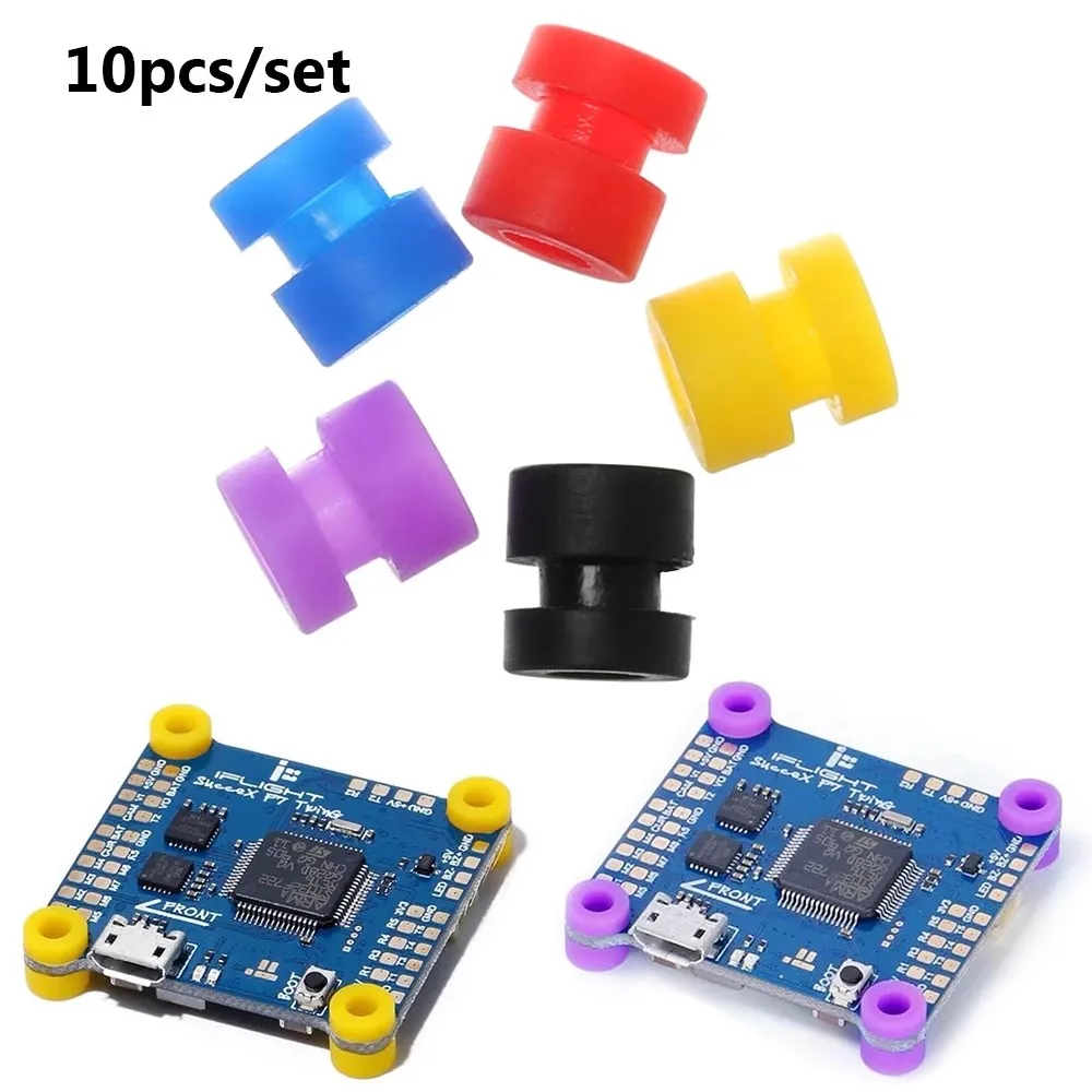 10 Uds M2/M3 RC bolas amortiguadoras de goma para F3 F4 F7 controlador de vuelo FPV Quadcopter bola de montaje suave antivibración