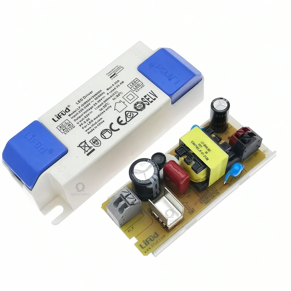 Lifud LED Driver 10W-23W GIR013 GIR018 GIR024YS 250mA 300mA 350mA 400mA 450mA 500mA 550mA 600mA 25-42V Lighting Transformer