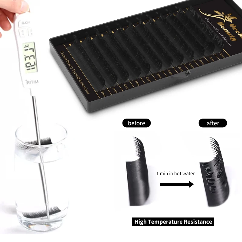 Orchid Beauty Single Size 0.03mm Fake Lashes Eyelashes Extension False Mink Lashes Individual Salon Makeup