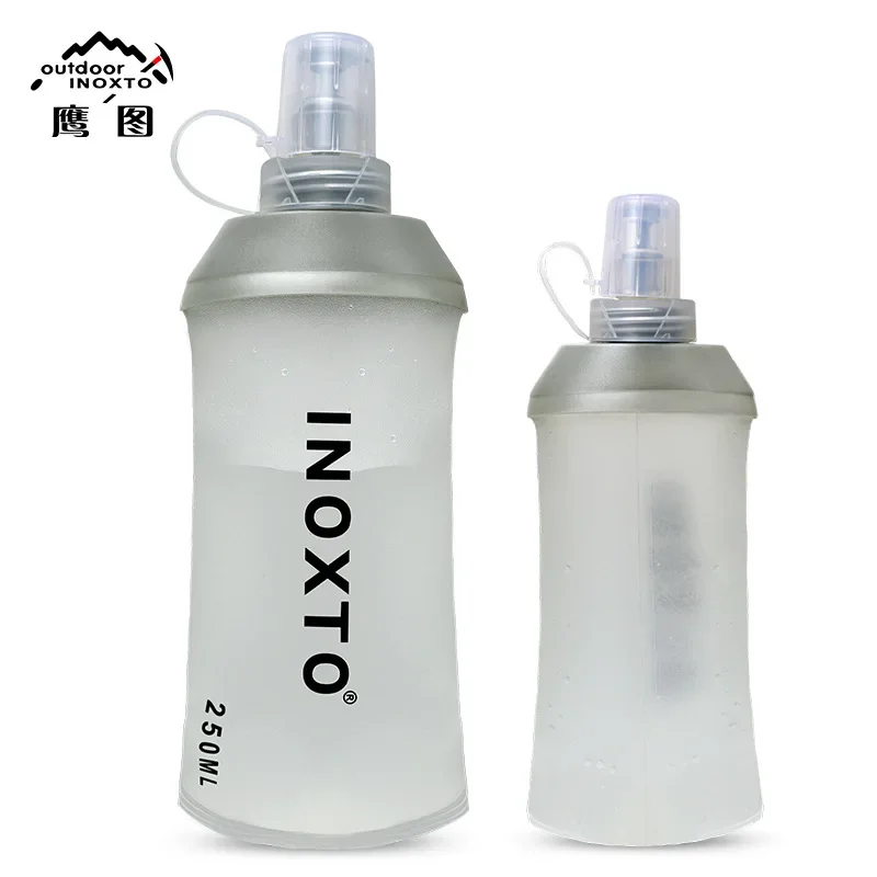 

Soft Water Bottle Collapsable Water Bottles Silicone Folding Water Bottle For Travel Wide Mouth Easy Squeeze Foldable For