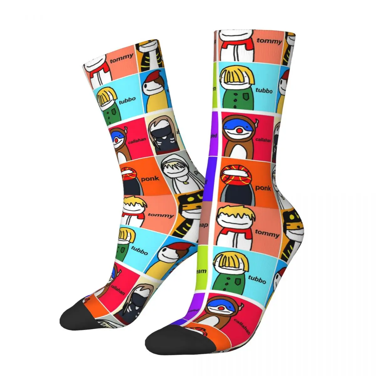 

Dream Smp Socks Harajuku Super Soft Stockings All Season Long Socks Accessories for Man's Woman's Birthday Present