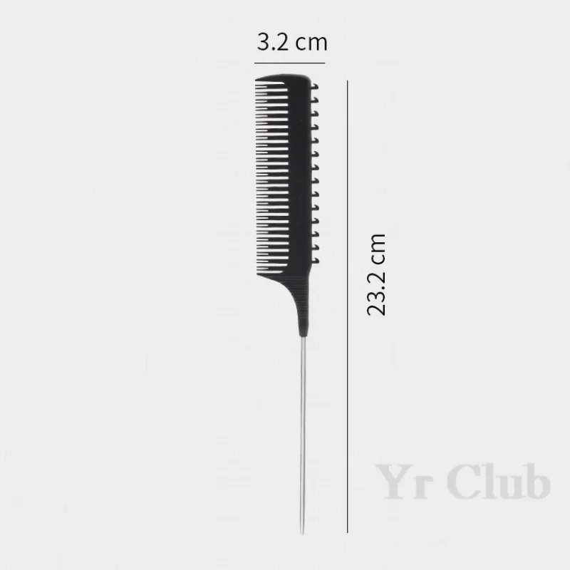 Dyeing Comb Hair Salon Curls And Perms Hairbrush Barber Shop Anti Slip Handle Pointed Tail Combs Hairstylist Hairdressing Tools