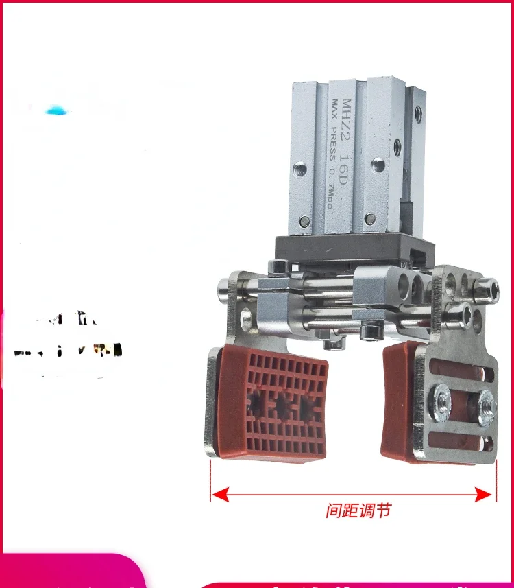 Manipulator clamp telescopic bracketFor   MHZ2-16D parallel clamp with silica gel clip adjustable bracket cylinder clamp