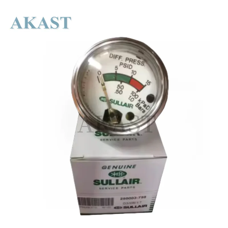 250003-797 250003-798 250003-799 02250177-009 Fits Sullair Air Compressor Pressure Gauge