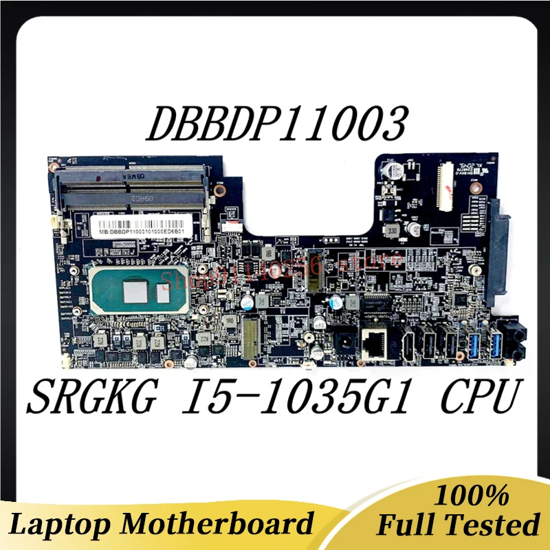 Mainboard DBBDP11003 Integrated Machine For ACER Laptop Motherboard DB.BDP11.003 With SRGKG I5-1035G1 CPU 100% Full Working Well