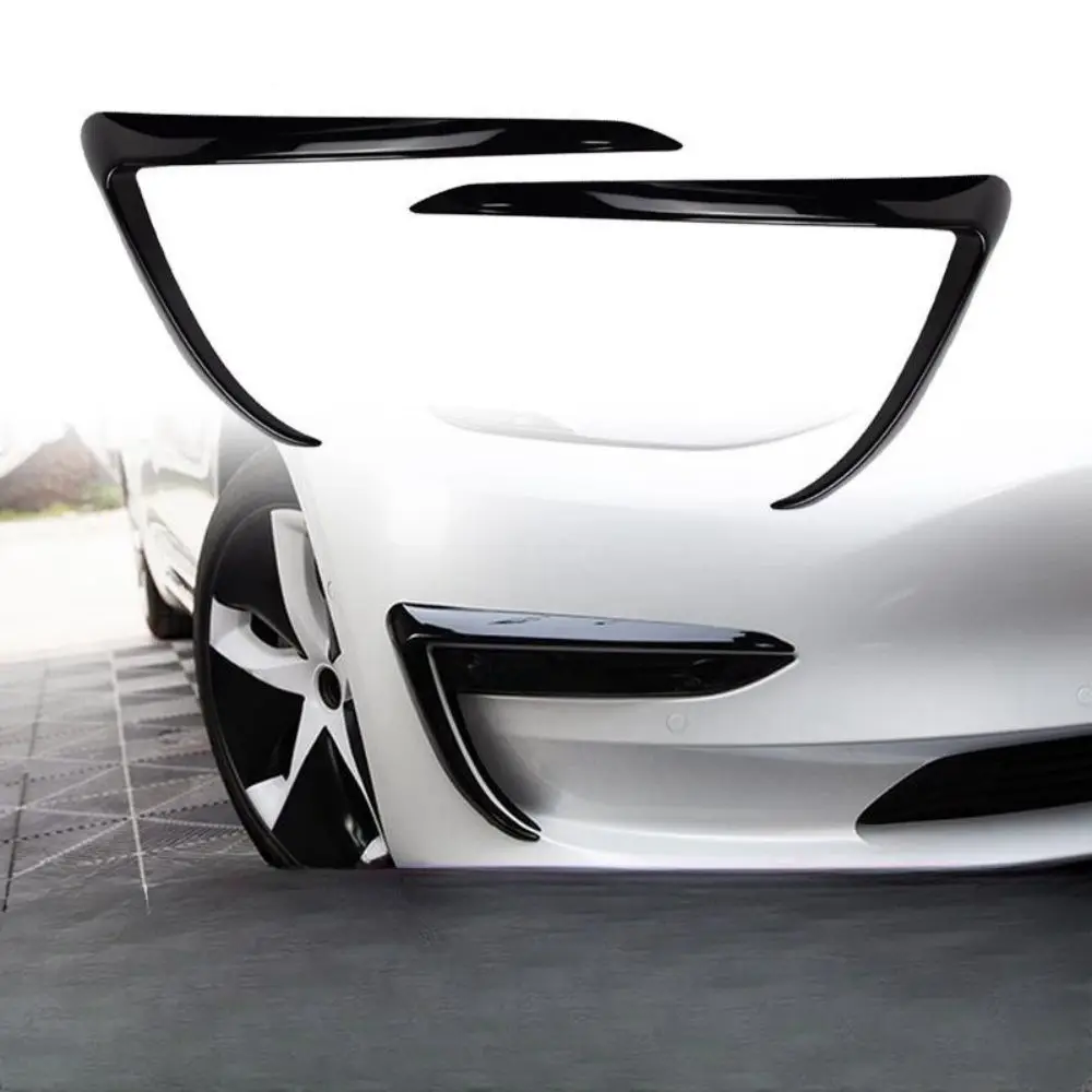 

Suitable forIt is suitable for Tesla model3 lamp eyebrow wind knife fog lamp frame exterior decoration encircling modification w