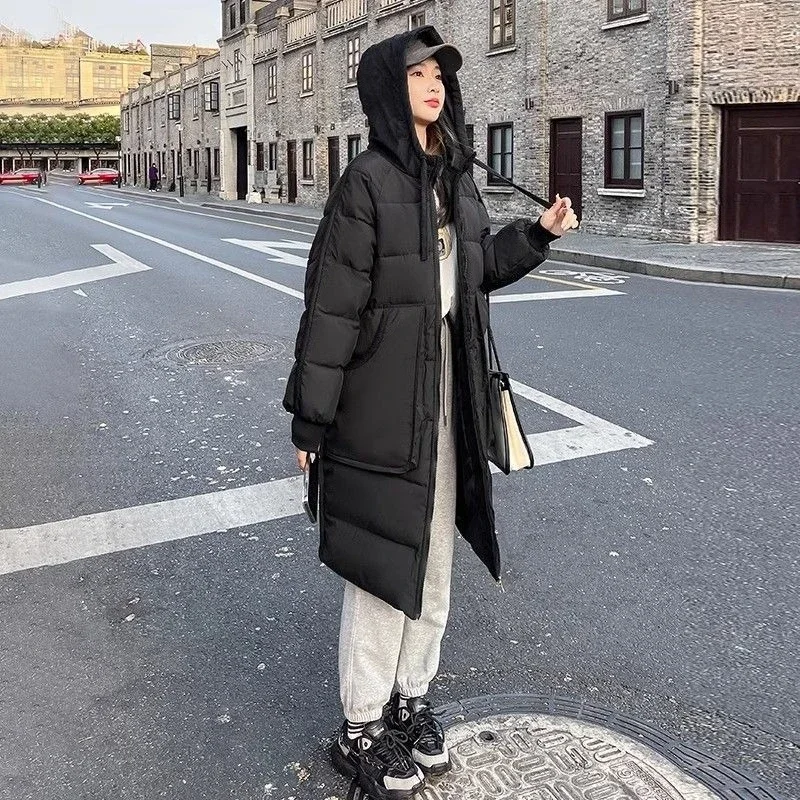 

Stylish Winter Jacket Korean Fashion Long Coat for Outdoor Activities Versatile Premium Design Thickened Trendy