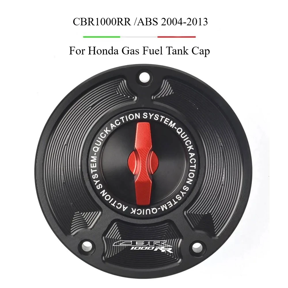 Para cbr cbr1000rr/abs 2004-2013 cbr1000rr fireblade cnc tampa do tanque de gás combustível capa de alumínio keyless acessórios da motocicleta
