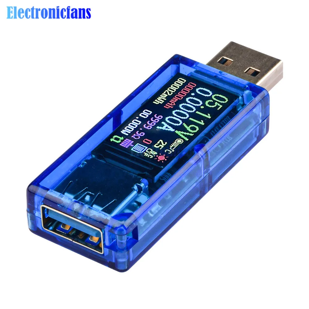 Misuratore di potenza per rivelatore di Tester per caricabatterie USB LCD ad alta precisione a 3 bit 6/8/10 In 1 voltmetro digitale amperometro