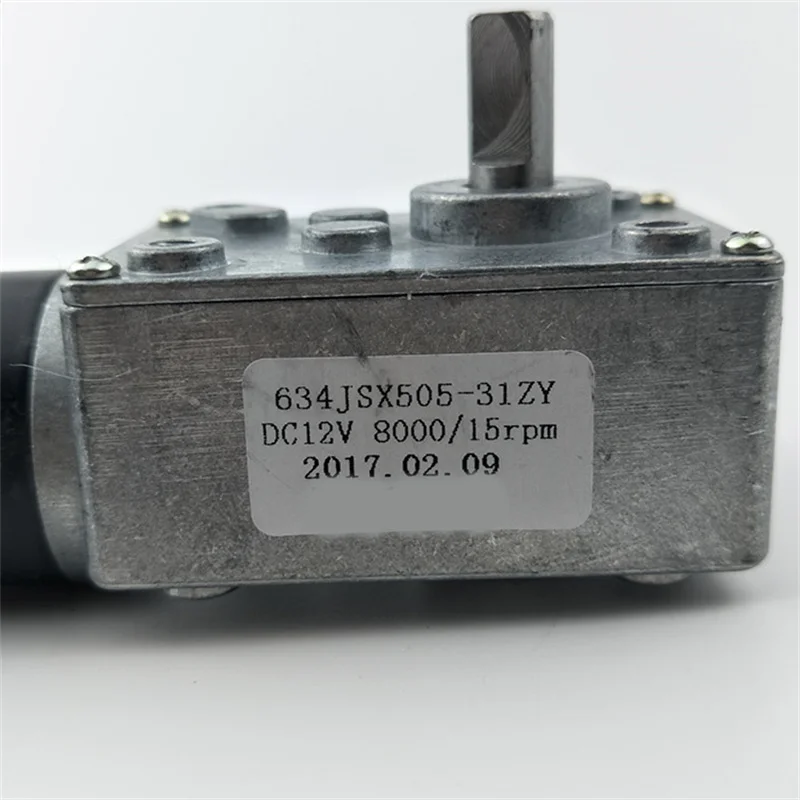 

1PC 634JSX Turbine worm gear DC gear motor small motor 12V24V high torque forward and reverse adjustable speed