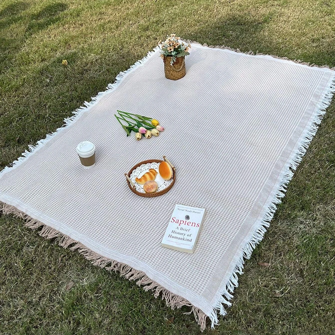 Outdoor Camping Rugs - 1 adet Ins tarzı yumuşak katlanabilir
