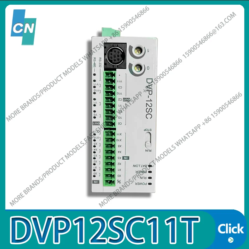 

DVP12SC11T PLC Module Second-hand Original appearance intact Functional tested ok Fast Shipping