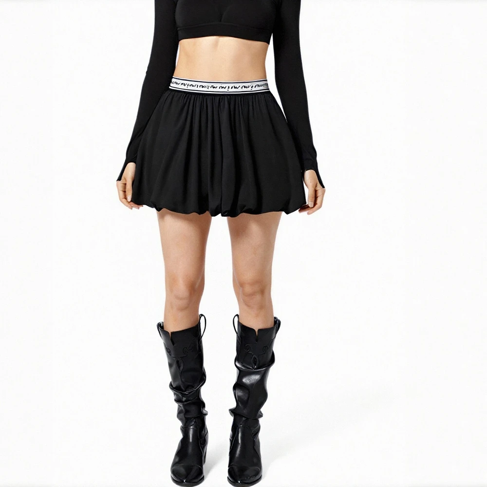 กระโปรงทรงเอไลน์ลำลองสำหรับผู้หญิงช่วงฤดูใบไม้ร่วง ความยาวปานกลาง เอวปกติ แฟชั่น ทันสมัย สวมใส่สบาย