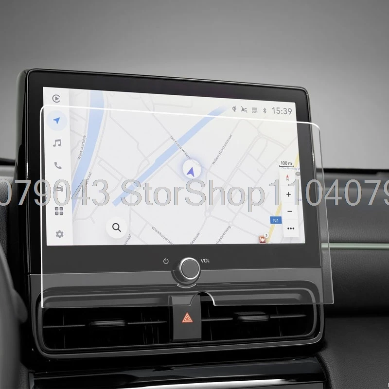 واقي للشاشة من الزجاج المقسى لسيارة Toyota GR YARIS 2024 2025 10.5 بوصة راديو المعلومات والترفيه LCD نظام تحديد المواقع والملاحة أفلام واقية