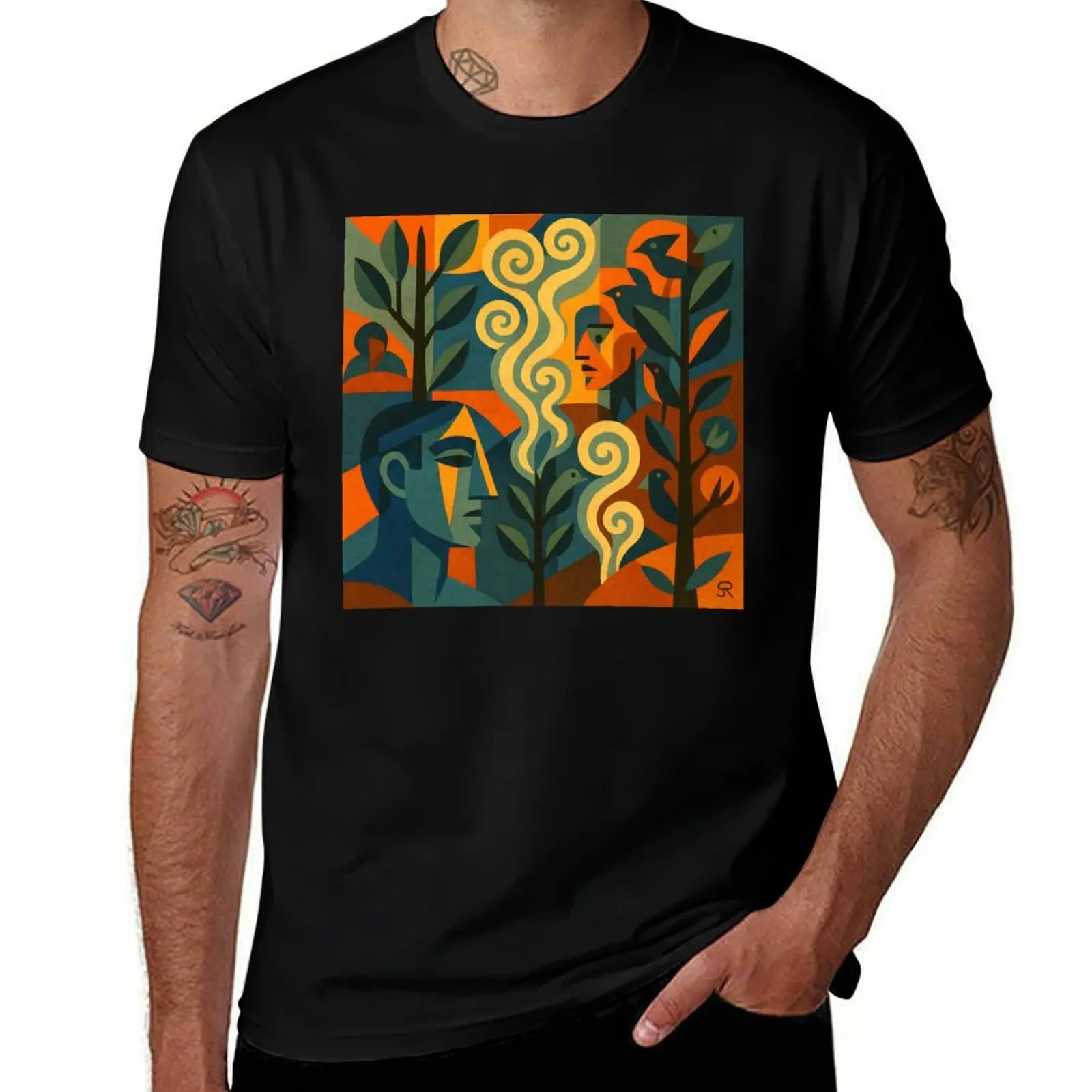

eucalyptus smoke T-Shirt summer clothes Blouse Clothing sweat Men's clothing