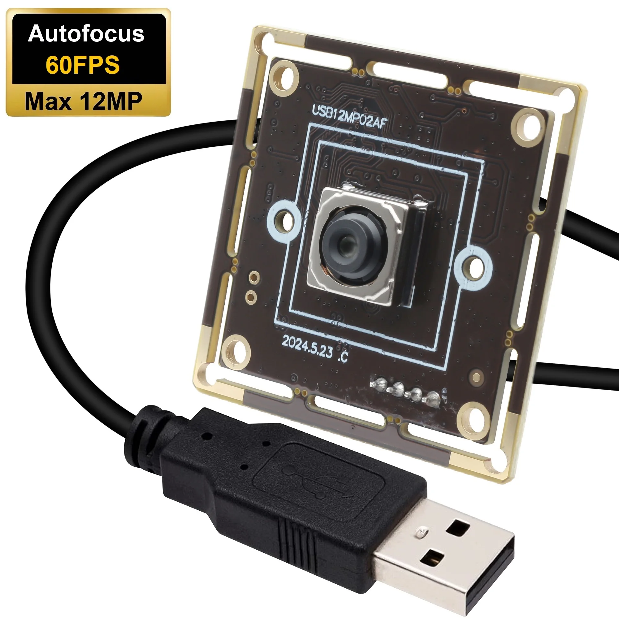 12 ميجابيكسل المساعد الشخصي الرقمي سريع التركيز التلقائي وحدة كاميرا بمنفذ USB عالية السرعة 3000p 15fps 4k 30fps 1080P 60fps كاميرا ويب usb للطابعة ثلاثية الأبعاد