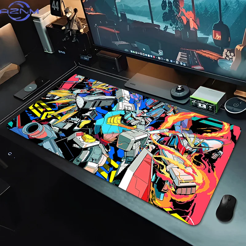 Colorful Mouse Pad Mechanical Warrior RX-78-2 G-gundam Gaming MousePad Large Keyboard Pad Anime Mousepad Gamer Computer MausePad
