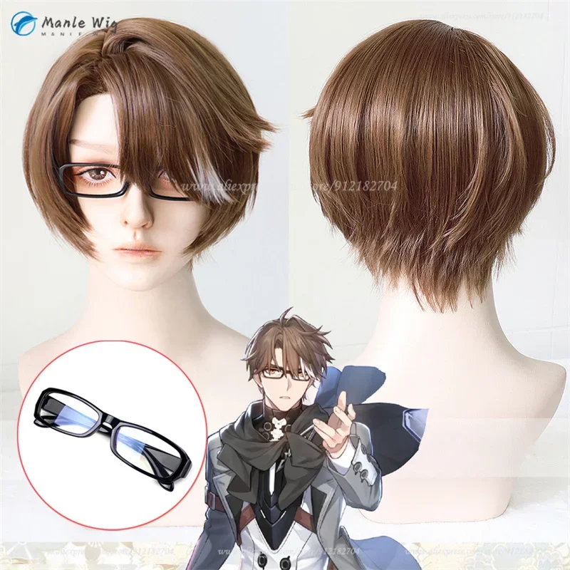 

Game WigsWelt Yang Cosplay Wig 28cm Brown Scalp Hair Anime WigsWalt Wigs Heat Resistant Synthetic Anime Wigs+Wig Cap