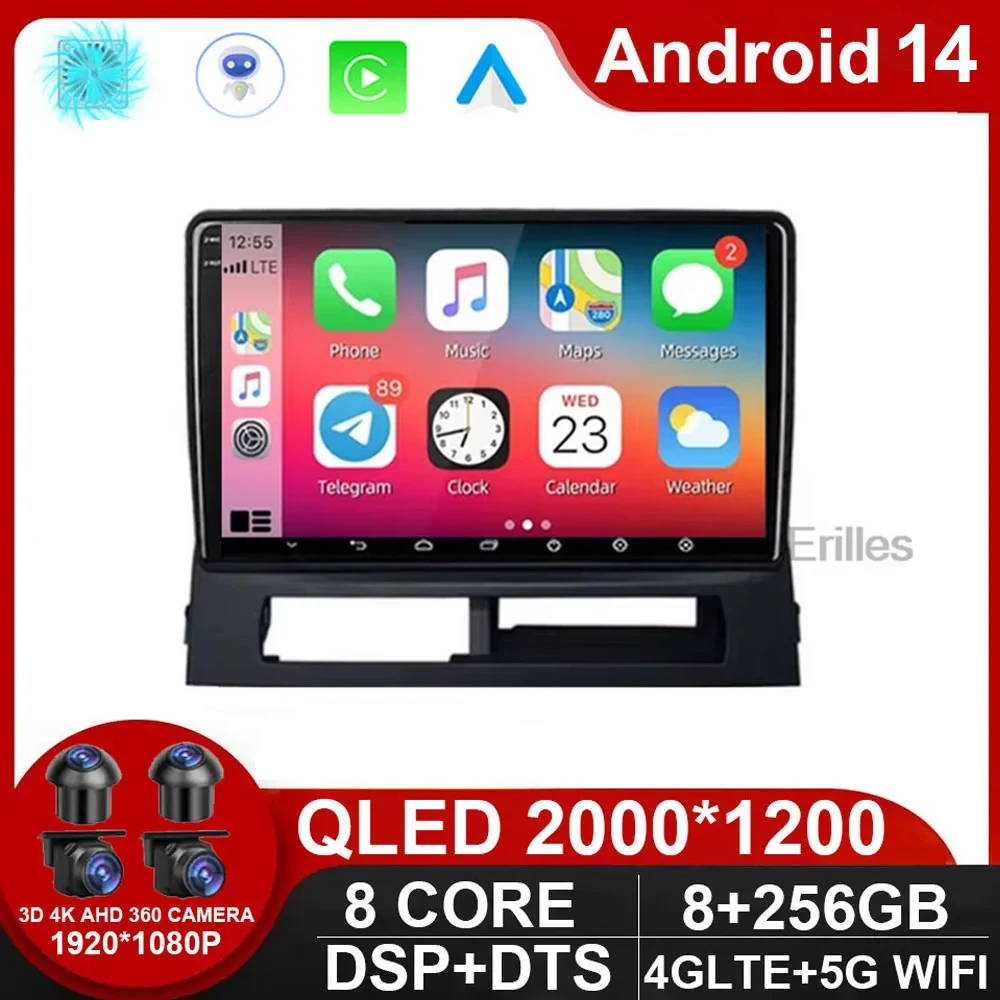 

Android 14 For Toyota Prius XW20 II 2 2003 - 2011 Autoradio Carplay Car Stereo Radio Navigation Videp Player Multimedia BT DSP