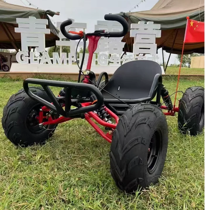 SRJOIN Off-road Kart กีฬา Kart น้ํามันเบนซิน MINI รถเหมาะสําหรับผู้ใหญ่เด็ก TRACK-Ready รถขนาดเล็ก Drift ปรับได้