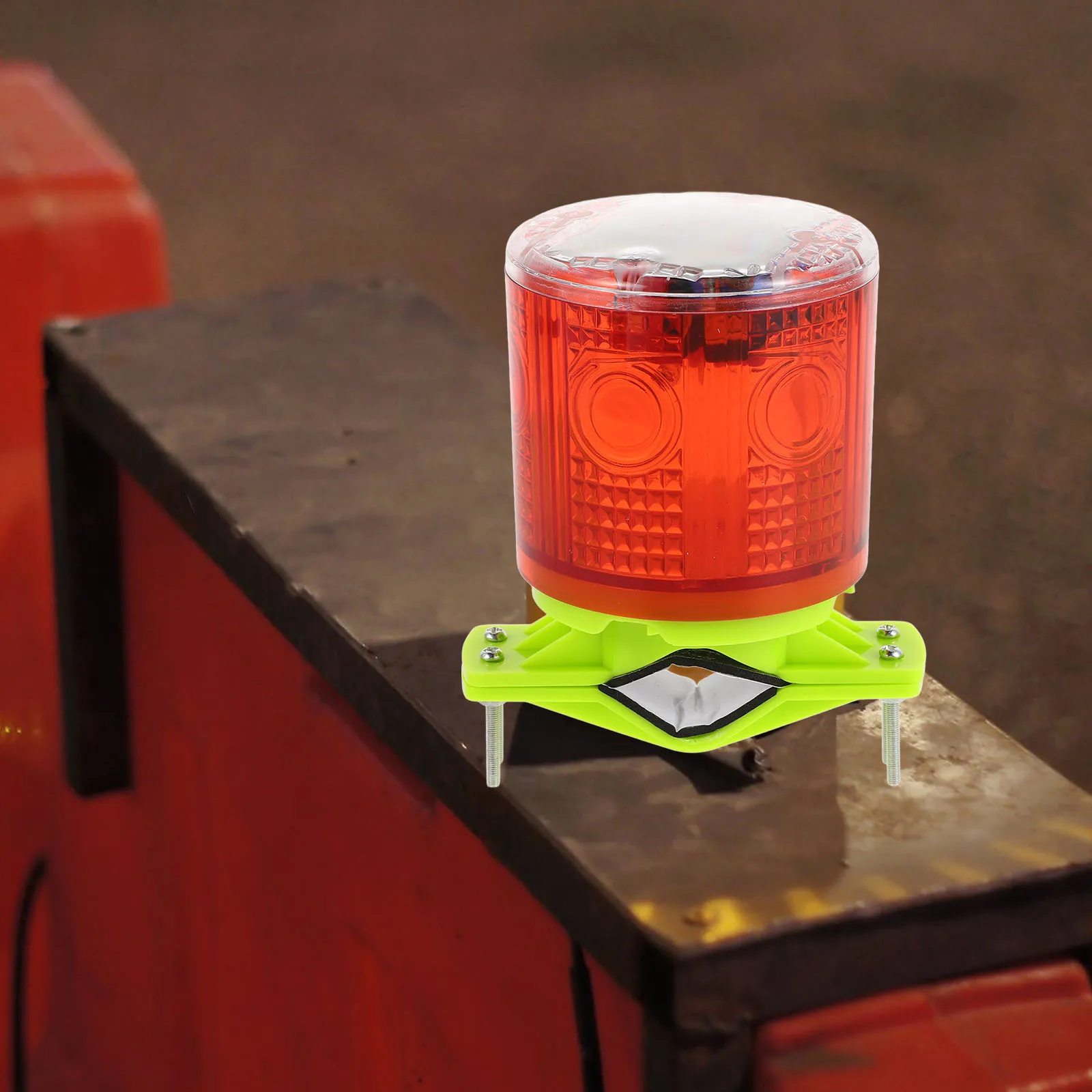

Solar Warning Light Tower High Brightness LED Safety Signal Lamp Waterproof Solar Powered Fence Post Lights Construction Sites