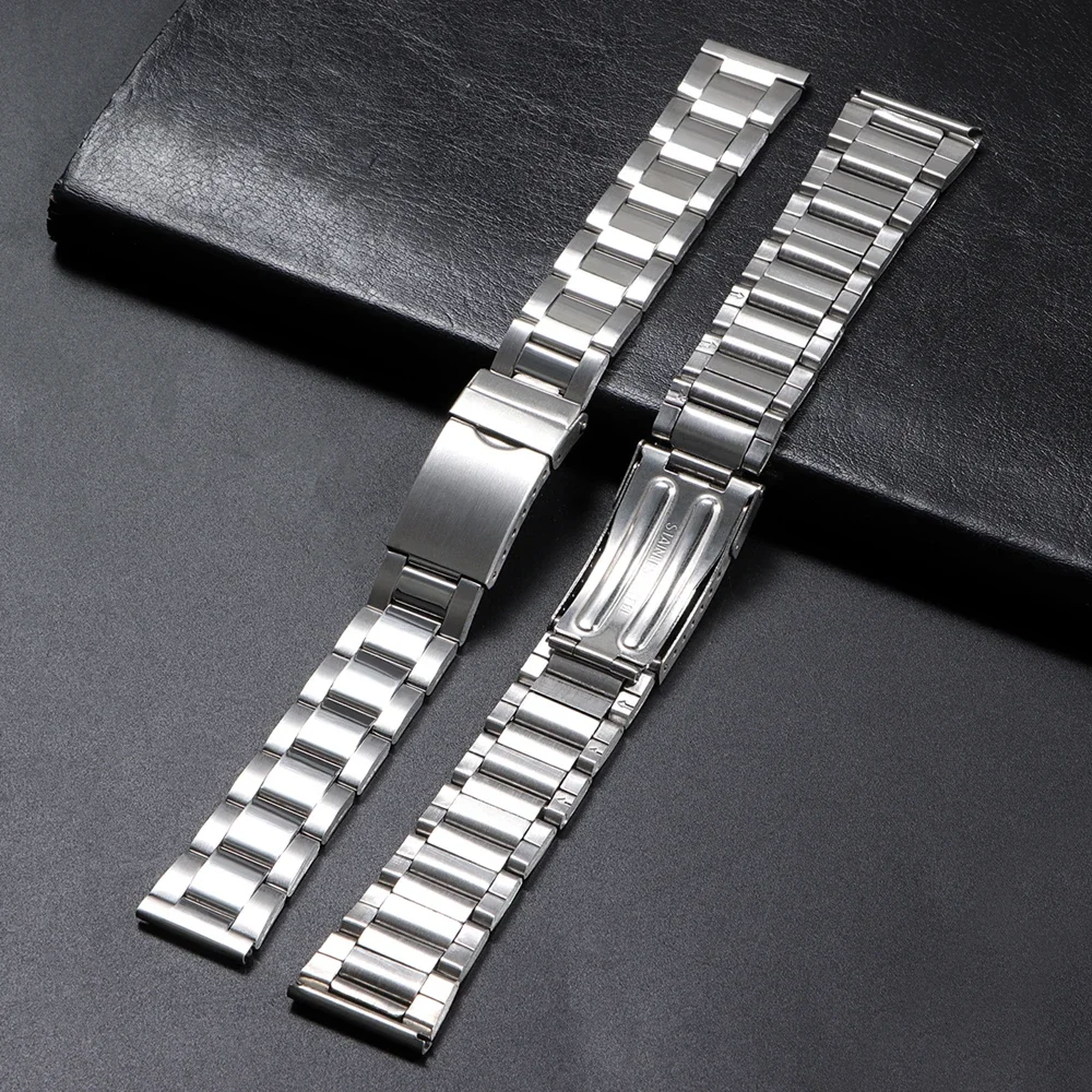 Stainless Steel Small Strap 12mm 14mm 16mm Metal Watch Band 18mm 20mm 22mm 24mm Wrist Bracelet Woman Men Replacement Wristband