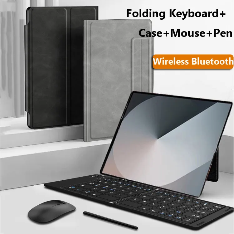 

Keyboard Case for Huawei Mate X7 XTs Ultimate MateXTs X6 XT X5 X3 X2 Xs 2 Folding Flip Case with Keyboard and Casing with S Pen