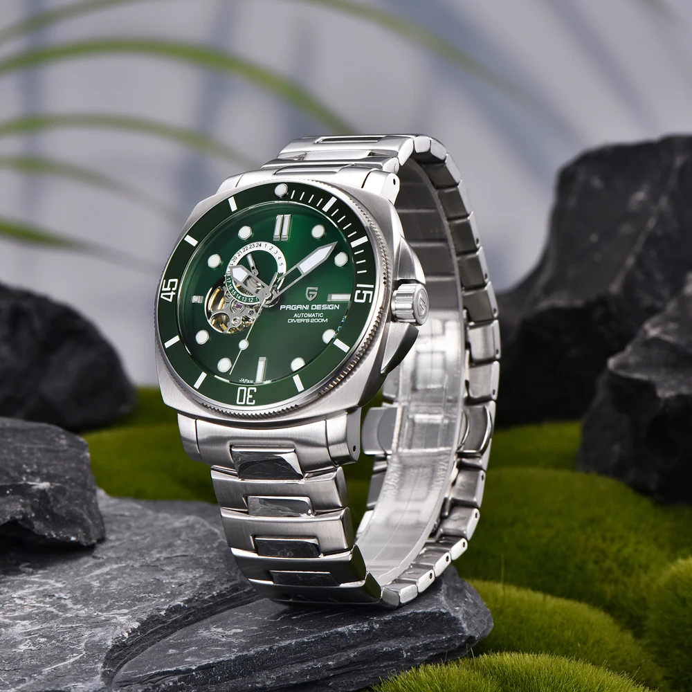 2026 New PAGANI DESIGN Brand Automatic Luxury Watch For Men Mechanical Japan Movt Men Watch 100M Waterproof 316L All Steel Watch