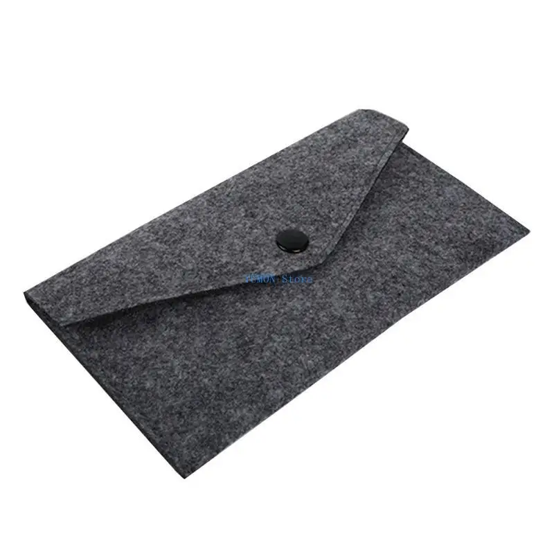 

D0UD Minimalist Felt Phone Bag Multifunction Cards Bag Portable Felt Bag Wallet