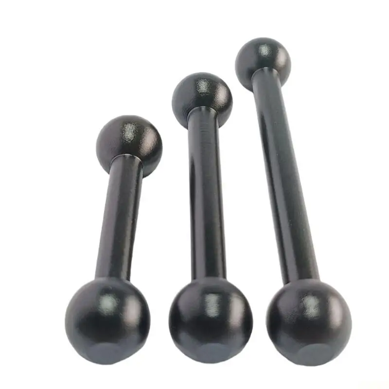 B03F Black 17mm Double Ball Joint Connecting Rod For Motorcycle Phone Tablet Stand