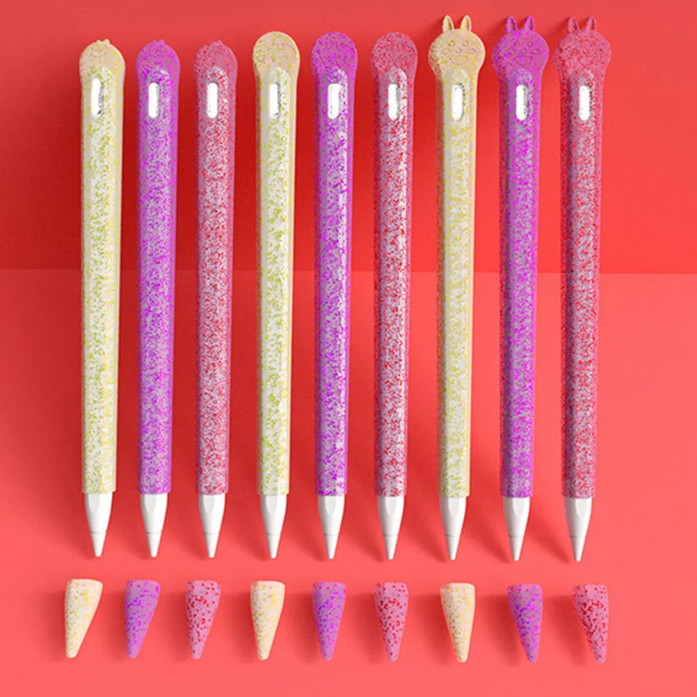 

1Pcs Silicone Stylus Pen Protector Sleeve Cartoon Rabbit Design Anti-Shock Stylus Pen Cover Case Compatible Pencil 2