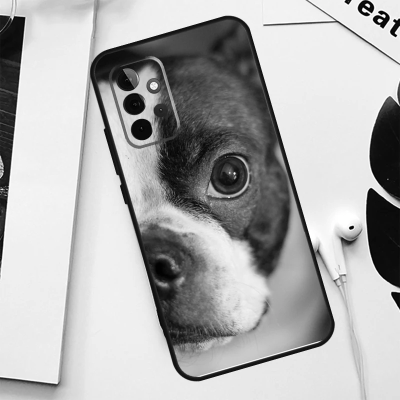 Boston Terrier Dog For Samsung Galaxy A52 A22 A32 A54 A34 A14 A55 A35 A15 A53 A33 A13 A05 A06 A16 Phone Case