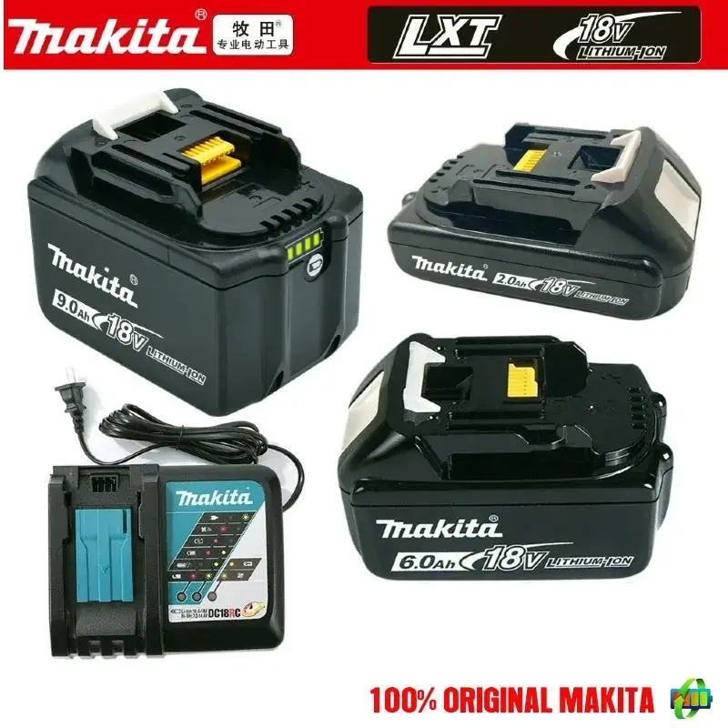 Makita 9Ah/6Ah/2Ah for Makita 18V Battery BL1830B BL1850B BL1850 BL1840 BL1860 BL1815 Replacement Lithium Battery