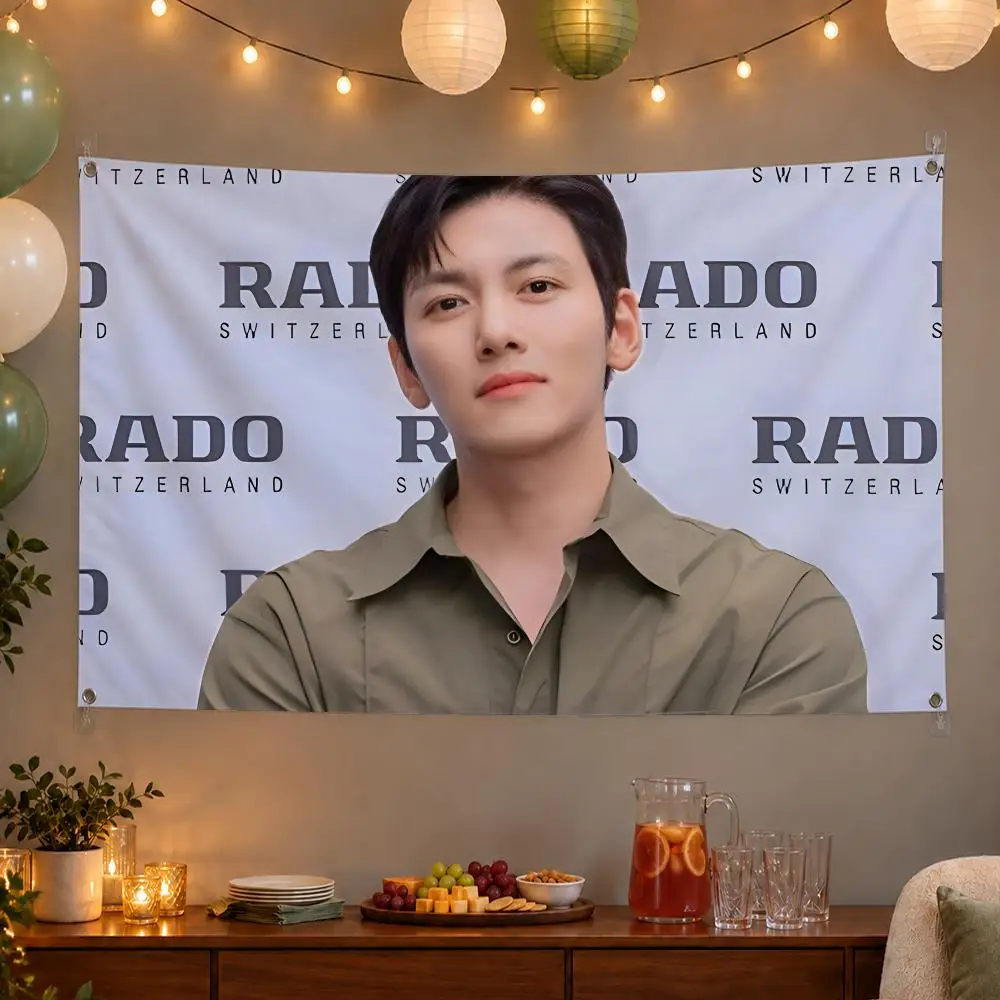 Trending Celebrity Ji Chang-wook Flags Wall Hanging Banner Indoor Outdoor Party Home Wall Decor Backdrop