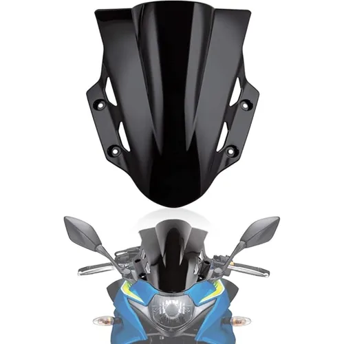 Parabrisas de motocicleta para Suzuki GSX250R GSXR 250R GSXR 250 2017 2018 2019 2020 2021, carenado de doble burbuja