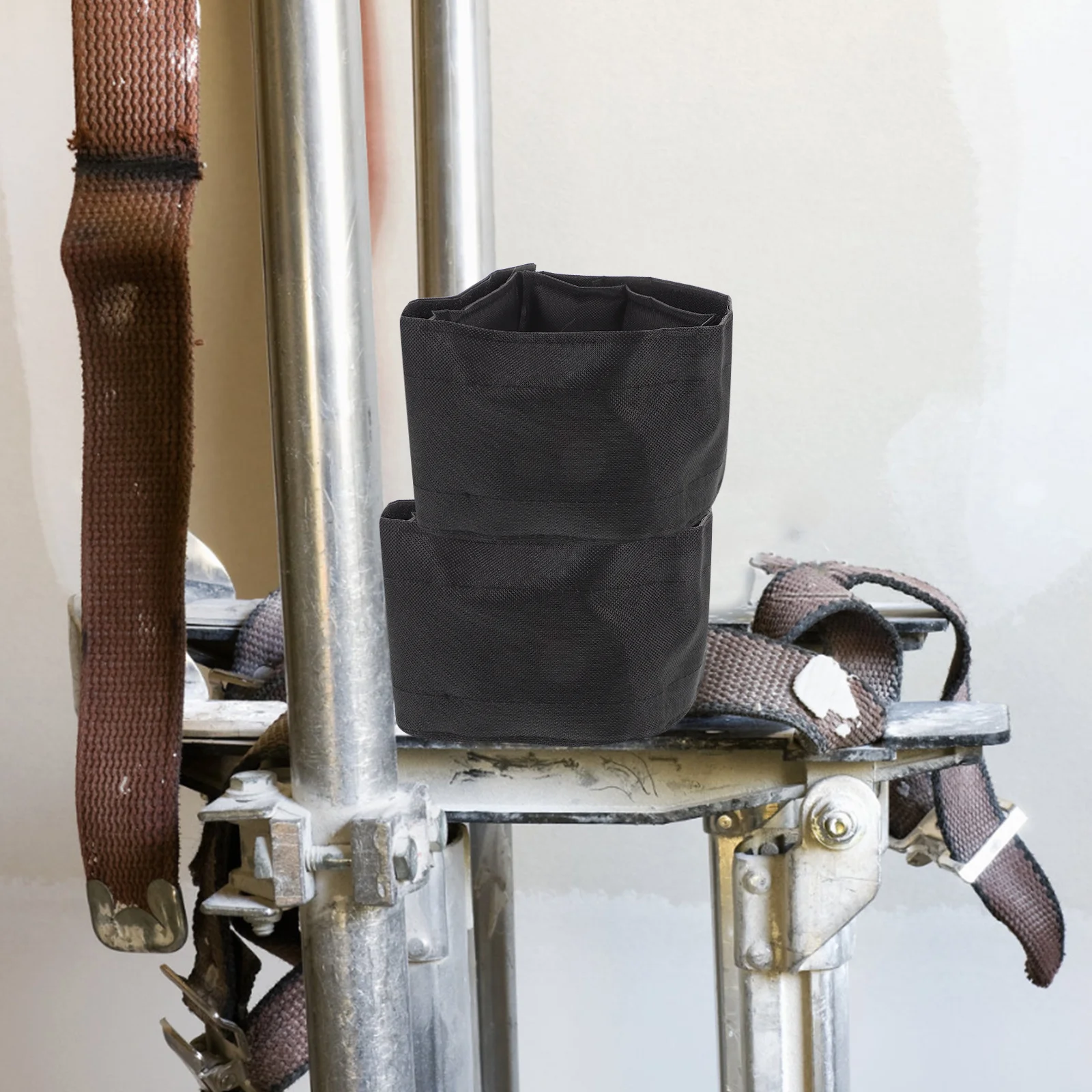 2pcs Adjustable Drywall Stilt Leg Bands Thick Padding Replacement Straps For Single-Leg Stilts Construction Renovation Tools