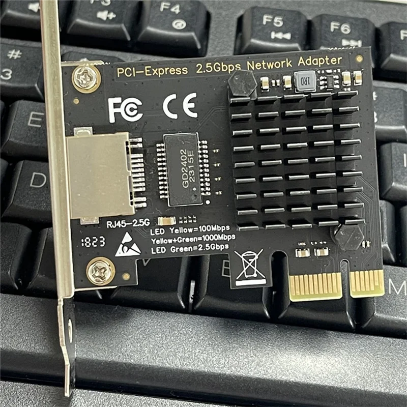 

【Горячая распродажа!】100/1000M/2.5G сетевой адаптер RJ45 RJ45 RTL8125BG чипсет PCIe PCI Express сетевая сетевая карта